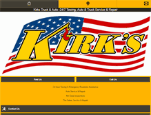 Tablet Screenshot of kirkstruck.com